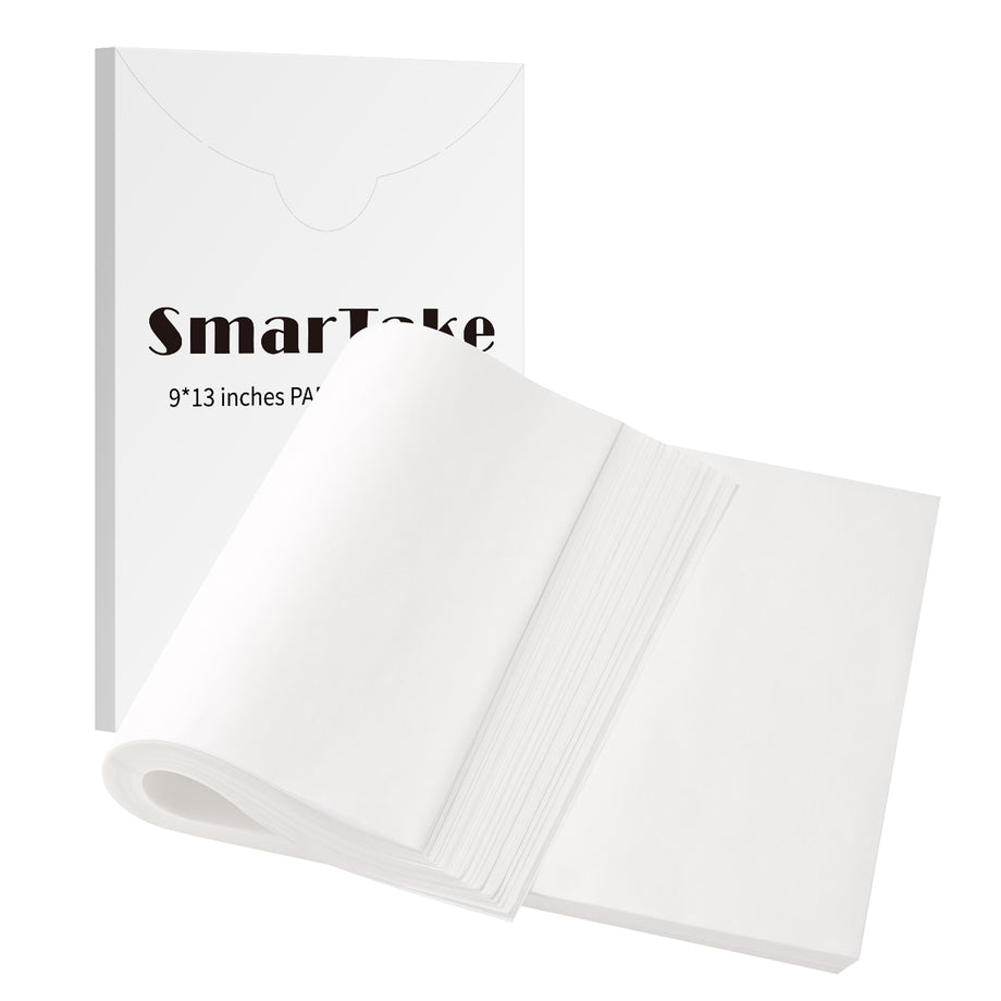 SMARTAKE 200 Pcs Parchment Paper Baking Sheets, 12x16 Inches Non-Stick  Precut Baking Parchment (White)