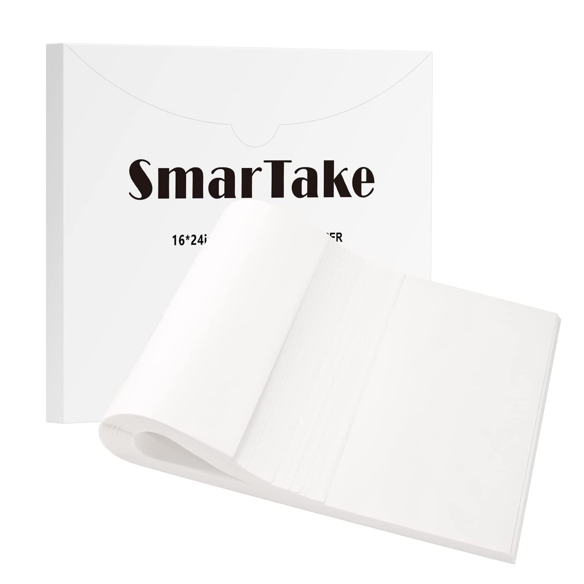 12 x 16 inch - Precut Baking Parchment Paper Sheets Non-Stick Sheets for Baking & Cooking - White